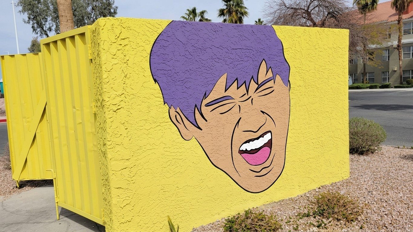 Custom Trash Corral Mural Las Vegas